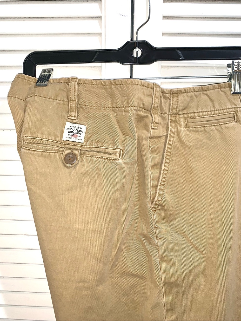 Polo Jean Company Chino straight leg Trousers Men’s 34 Tan
